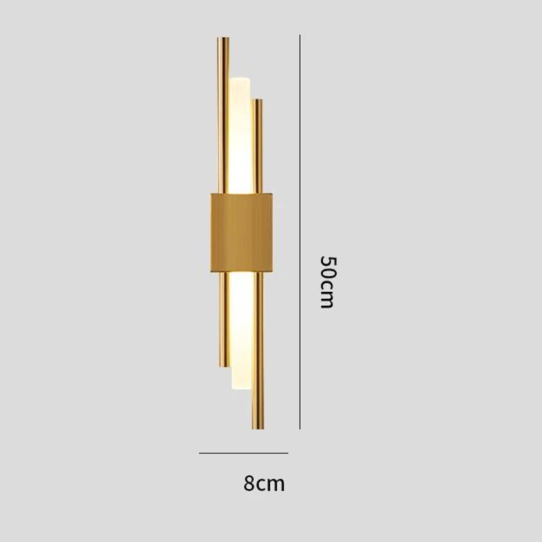 Arandela de parede Led linha cobre