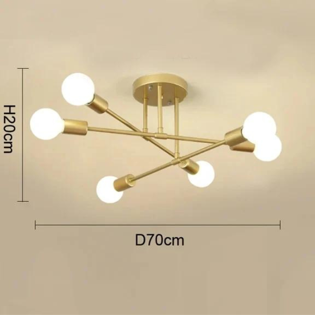 Luminária de Teto estilo nórdico minimalista