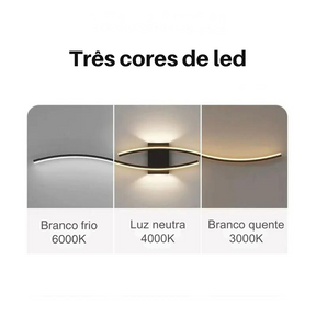 Arandela de parede led decoração para sofá