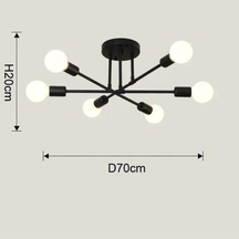 Luminária de Teto estilo nórdico minimalista