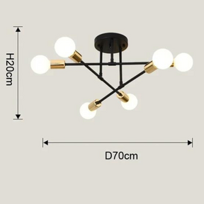 Luminária de Teto estilo nórdico minimalista