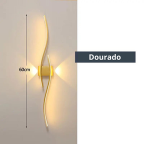 Arandela de parede led decoração para sofá