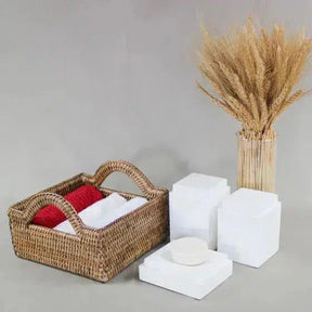 Cesta em Rattan Bahali 18,5x18,5x8,5cm