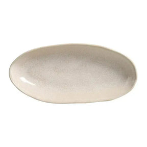 Conjunto 4 Travessas Oval Funda Grande Stoneware Orgânico Latte 32x16cm 650ml Porto Brasil