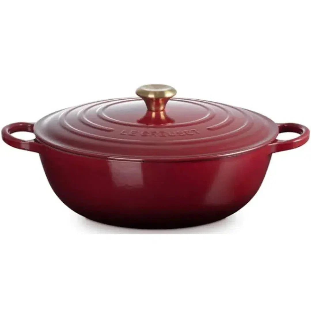 Panela Le Creuset Marmita Signature Rhone com Pegador Dourado 26cm