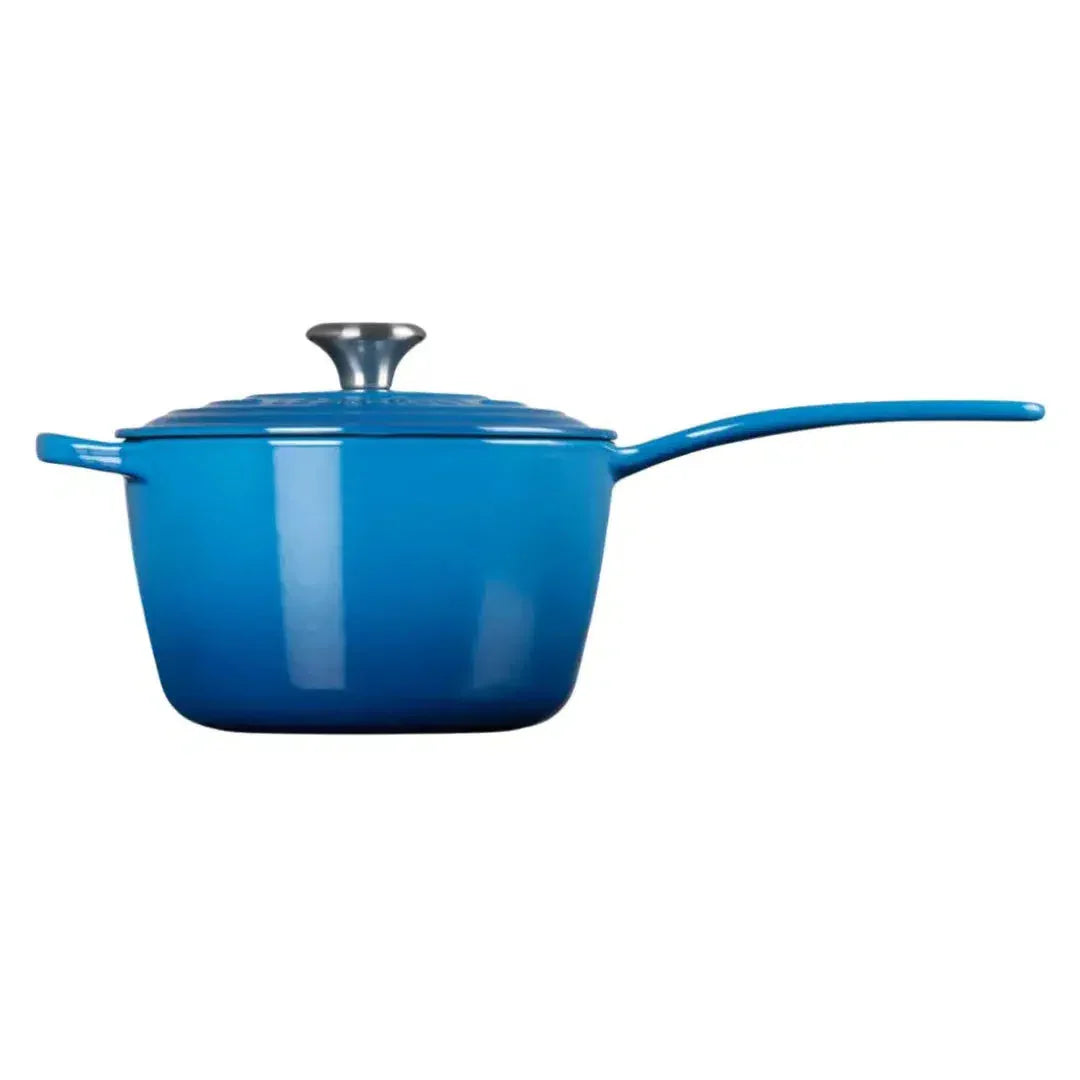 Panela Le Creuset Molheira Signature Azul Marseille 16cm 1,5L