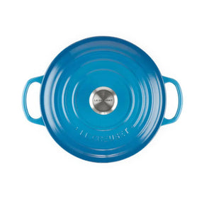 Panela Le Creuset Redonda Signature Azul Marseille 1,3L 16cm