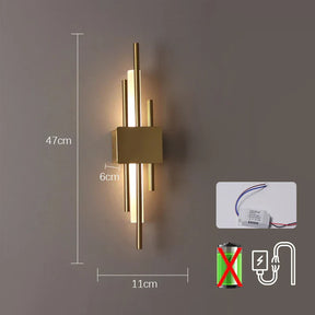 Arandela de parede LED Recarregável Moderna