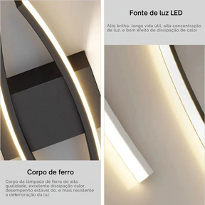 Arandela de parede led decoração para sofá